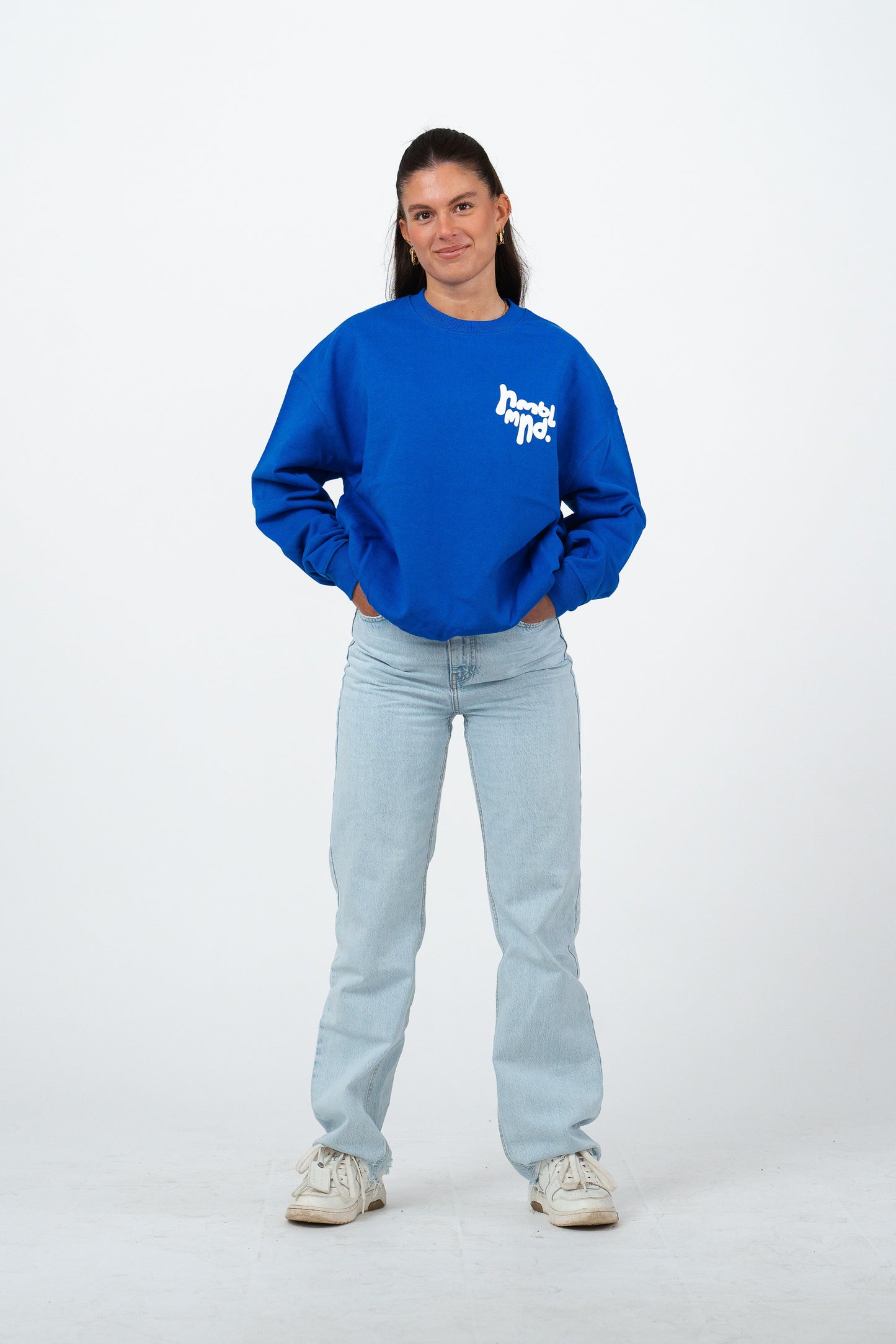 HUMBLE DREAMS HEAVY OVERSIZED CREWNECK - ROYAL BLUE